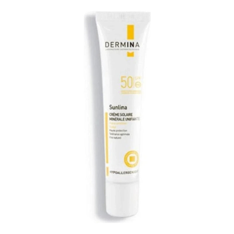 Dermina Sunlina Unifying Mineral Sunscreen Dry Skin SPF50 – 40 ml