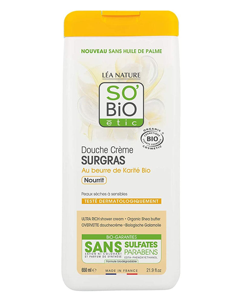 So Bio Douche Crème Surgras à l'Huile de Karité - 650ml