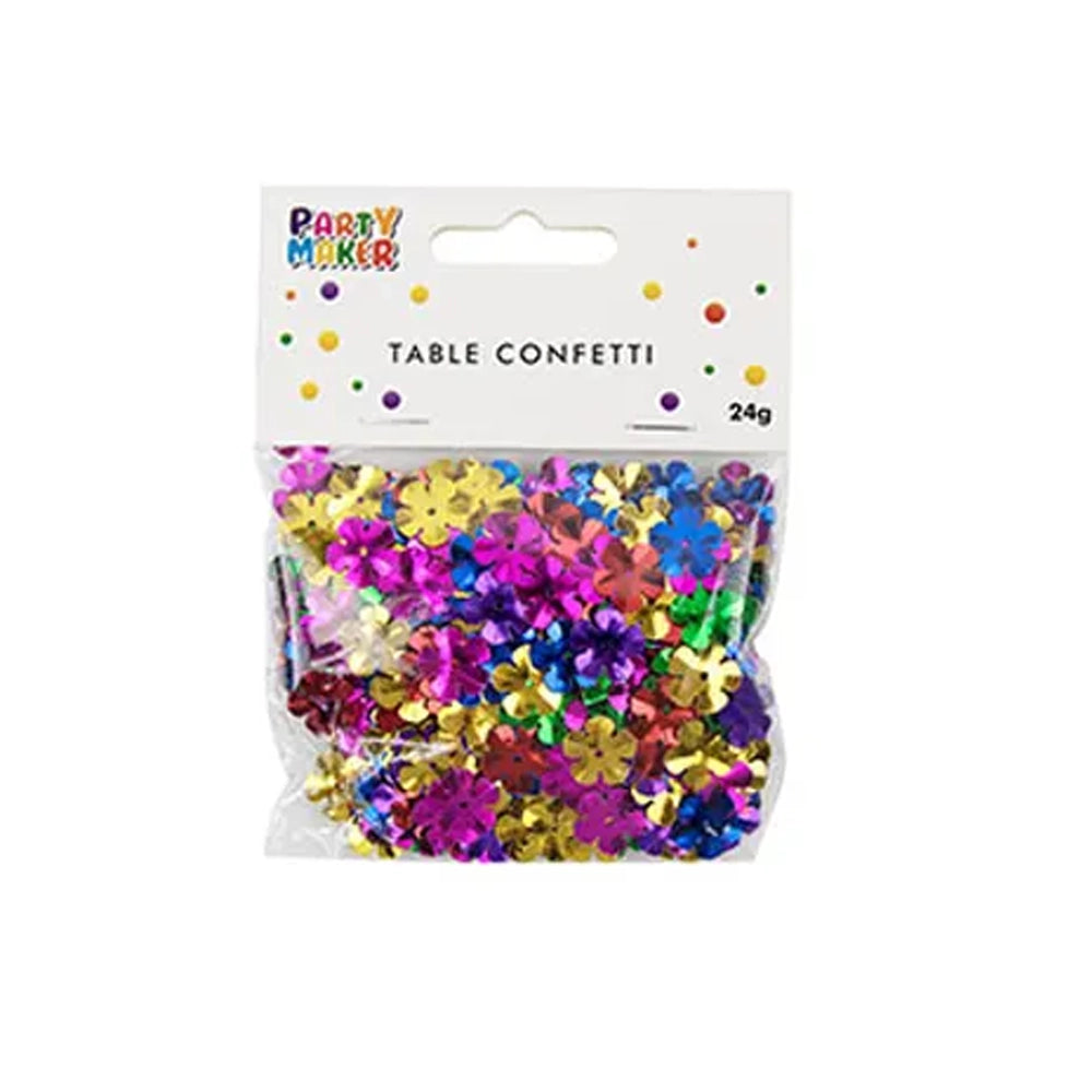 Confettis Multicolores 24g - Fleurs