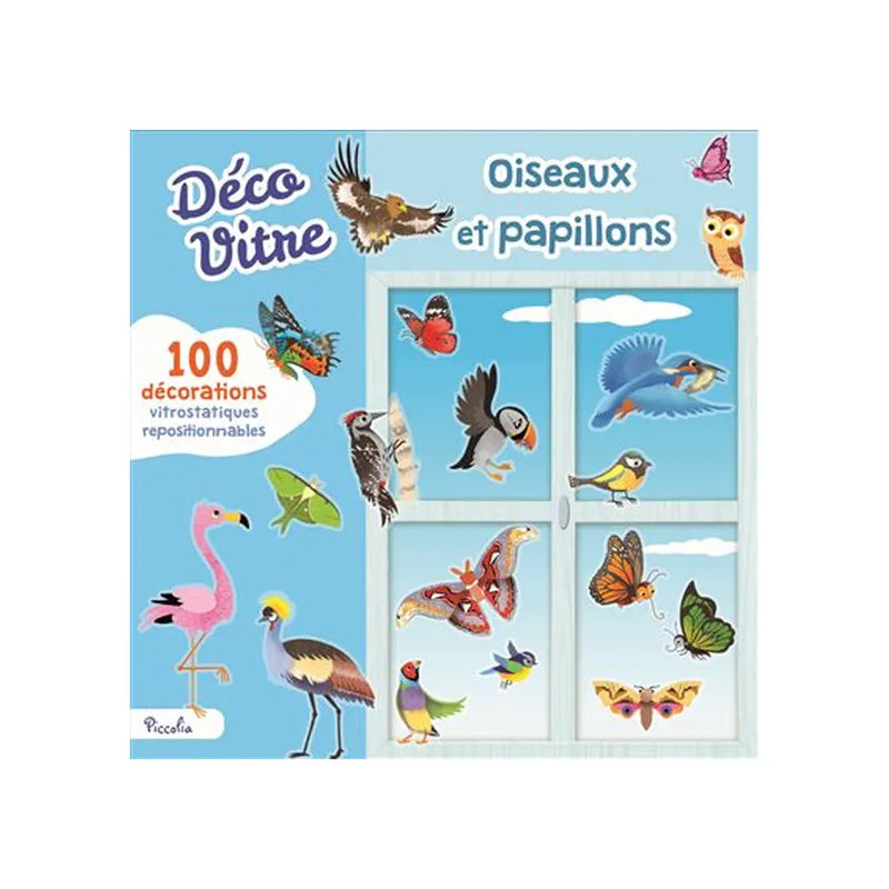 Pájaros y Mariposas – Decoración para ventanas