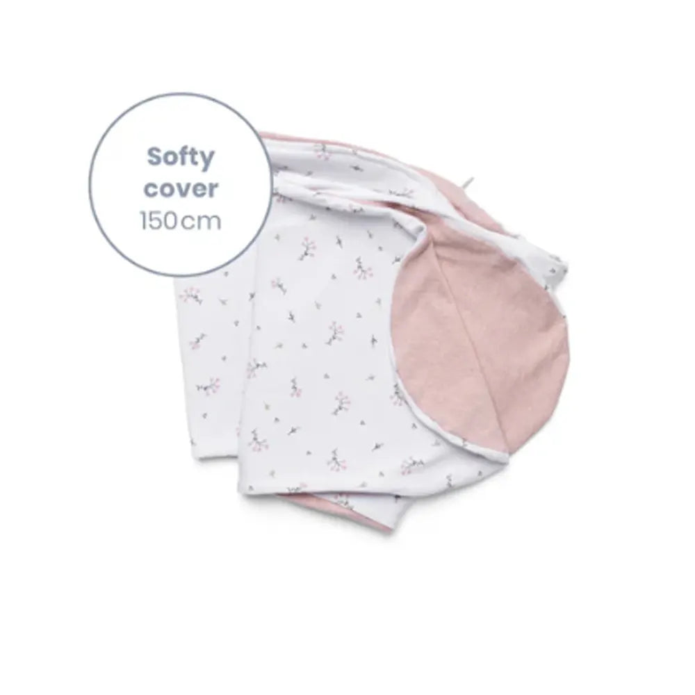 Coussin d'Allaitement et de Maternité Softy - Flower Pink