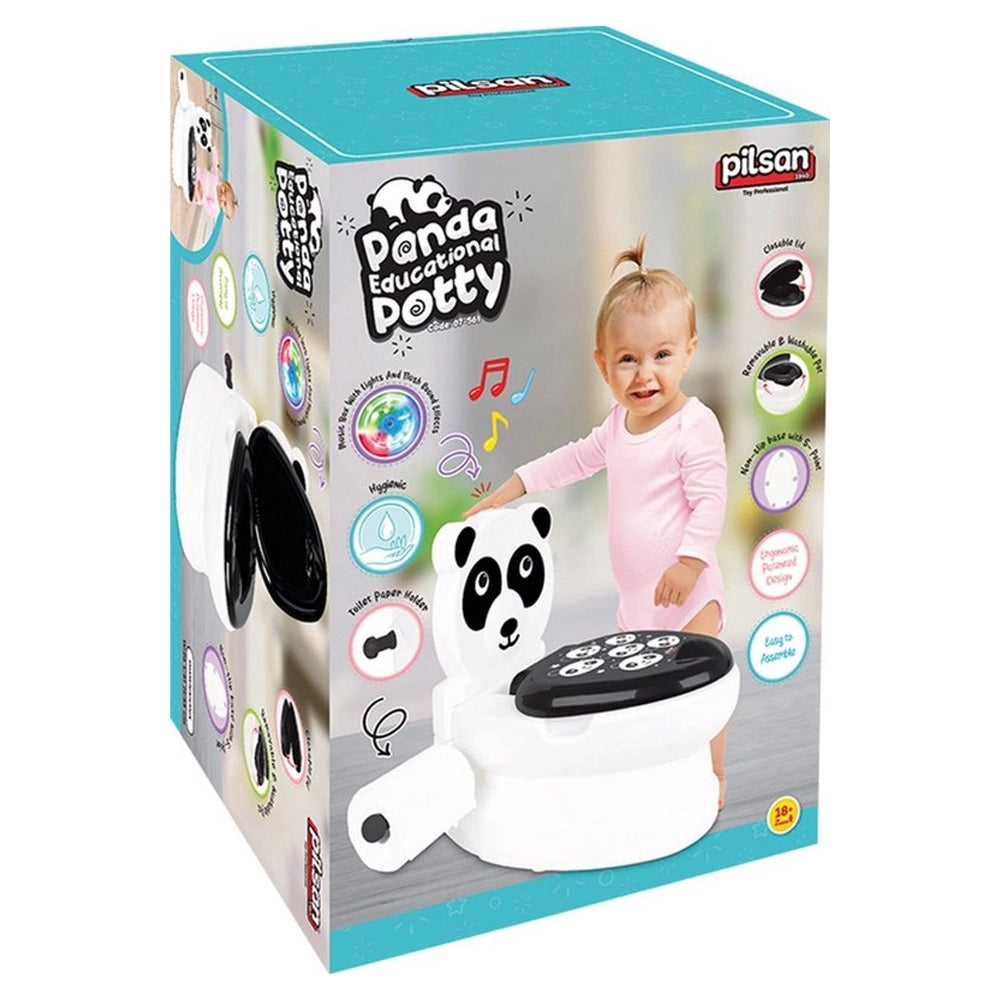 Pilsan Siège de Toilette Éducatif pour Bébé 18M+ - Panda