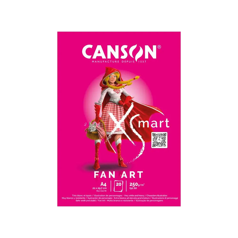 Canson Bloc XSmart para Fan Art de 20 Hojas A4 – 250 g/m²