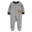 Grenouillère en Coton Carter's - Gris