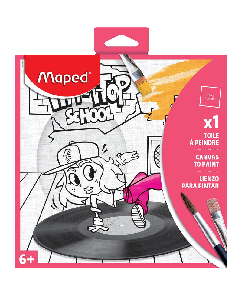 Lienzo de pintura Maped en bolsa