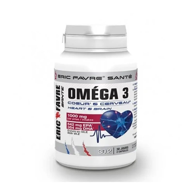 Eric Favre Omega 3 Corazón y Cerebro 1000 mg – 60 Cápsulas