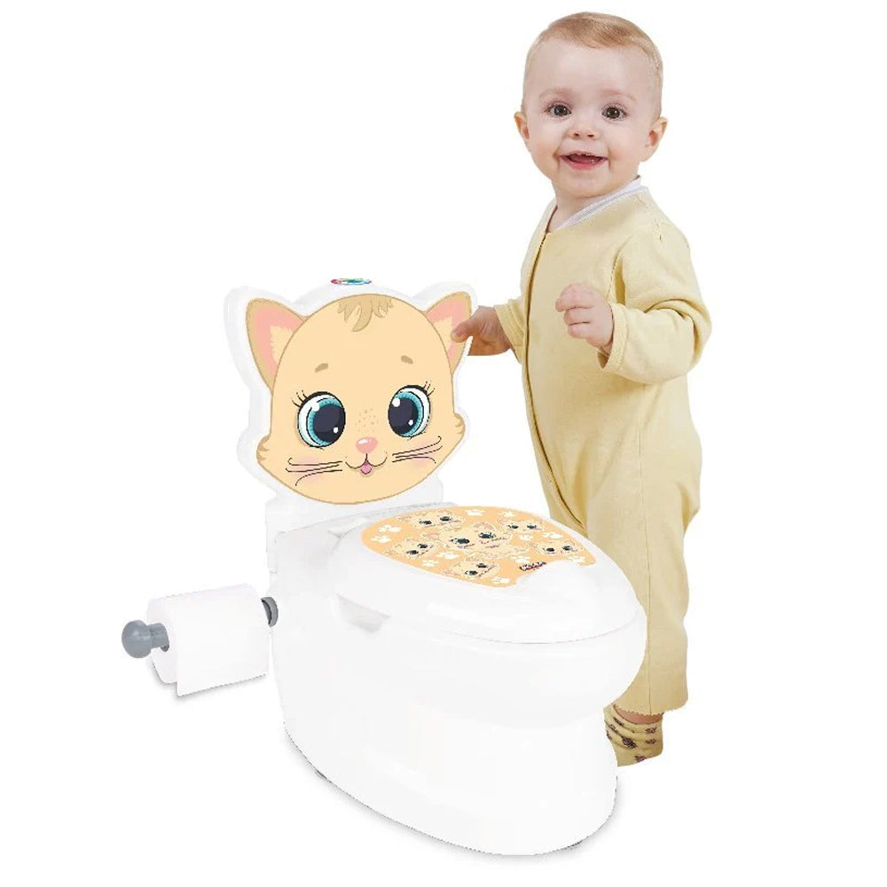 Pilsan Siège de Toilette Éducatif pour Bébé 18M+ - Chat