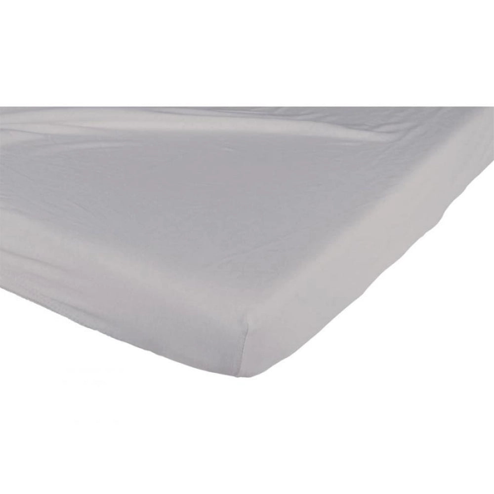 Sábana bajera ajustable Candide de algodón, 70 x 140 cm, gris