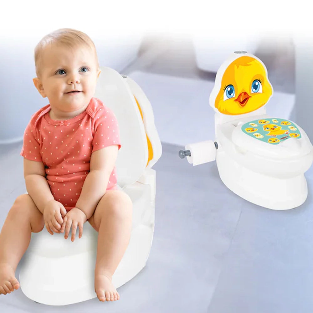 Pilsan Siège de Toilette Éducatif pour Bébé 18M+ - Canard