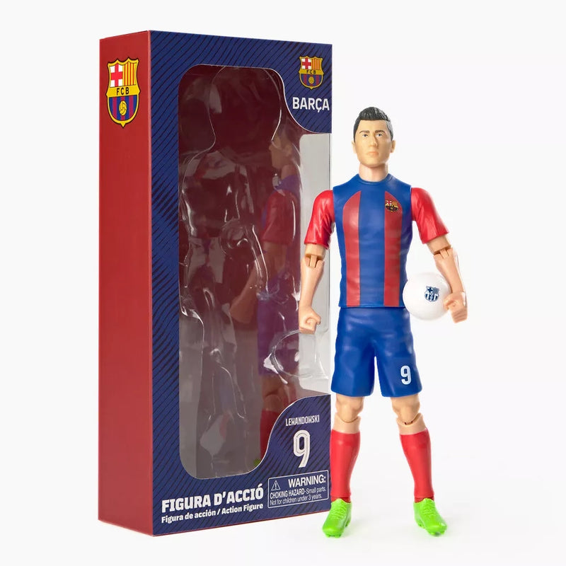 Figurine de Football 20cm SOCKERS FC Barcelona Lewandowski 3A+