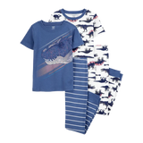 Pyjama 4 pièces dinosaure garçon - Coton