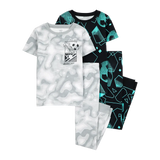 Pyjama 4 pièces sport garçon - 100% Coton