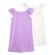 Lot de 2 chemises de nuit papillon fille