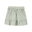 Jupe-short plissée florale pour fille - Vert