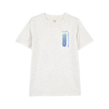 T-shirt skateboard à manches courtes garçon - Gris