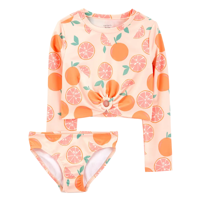 Maillot de Bain 2 Pièces Anti-UV Fille Carter's - Orange
