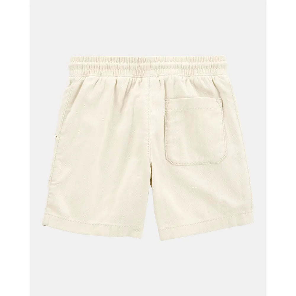 Short en Sergé à Enfiler Garçon Carter's - Kaki