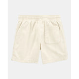 Short en Sergé à Enfiler Garçon Carter's - Kaki
