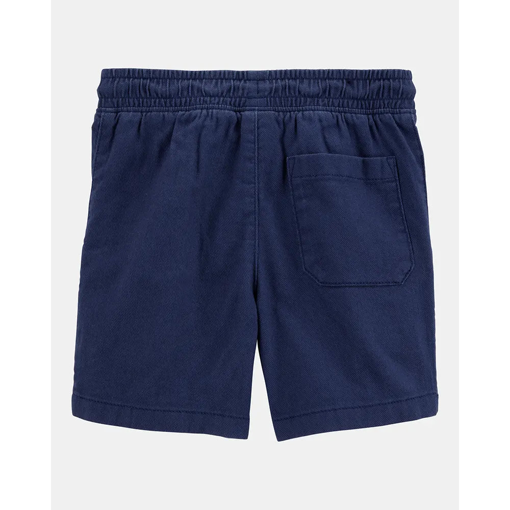 Short en Sergé à Enfiler Garçon Carter's - Bleu Marine