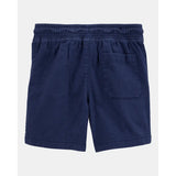 Short en Sergé à Enfiler Garçon Carter's - Bleu Marine