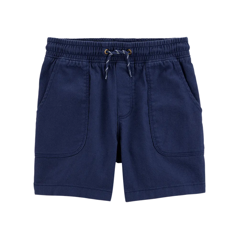 Short en Sergé à Enfiler Garçon Carter's - Bleu Marine
