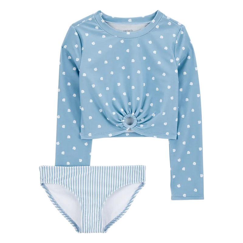 Maillot de Bain 2 Pièces Anti-UV  Fille Carter's - Bleu Ciel