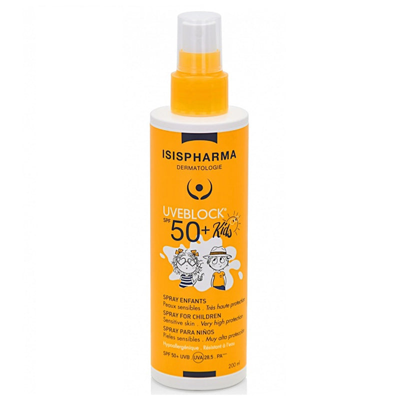 Isispharma Uveblock Spray Enfants Spf 50 200 Ml