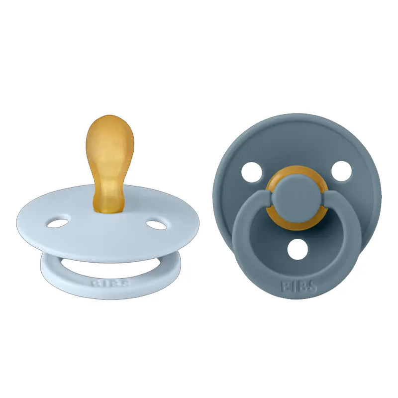 BIBS Set de 2 Chupetes Simétricos – Azul Petróleo/Petrol