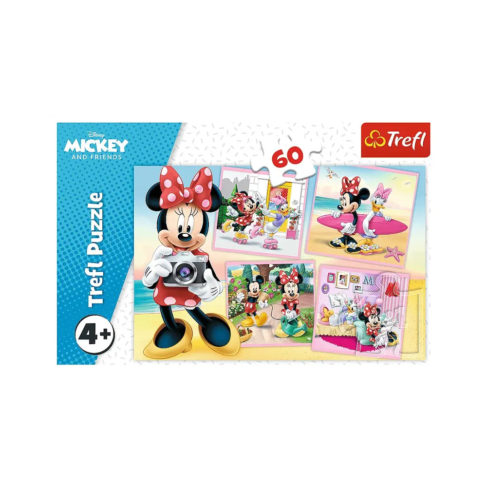 Trefl Puzzle Minnie Mouse 60 Pièces - 4A+
