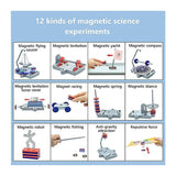 Kit Scientifique Magnétique 12en1 - Expériences STEM - 8A+