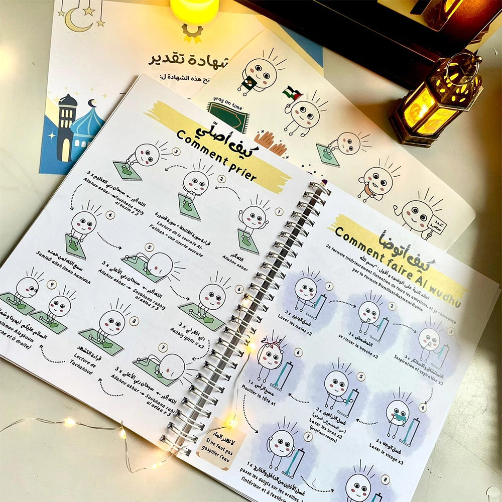 Ramadan Planner Journal pour Enfants - Bleu