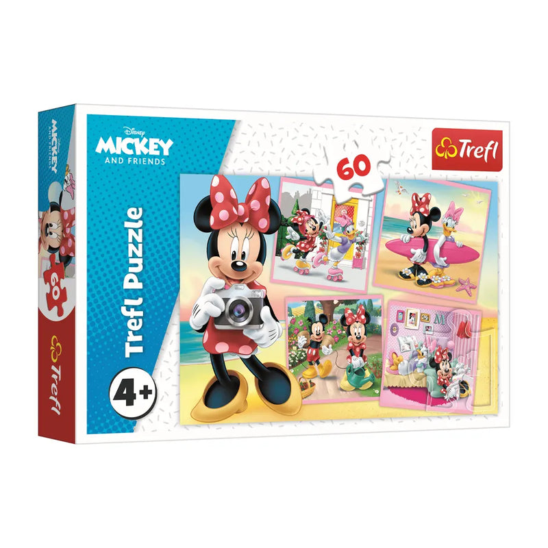Trefl Puzzle Minnie Mouse 60 Pièces - 4A+