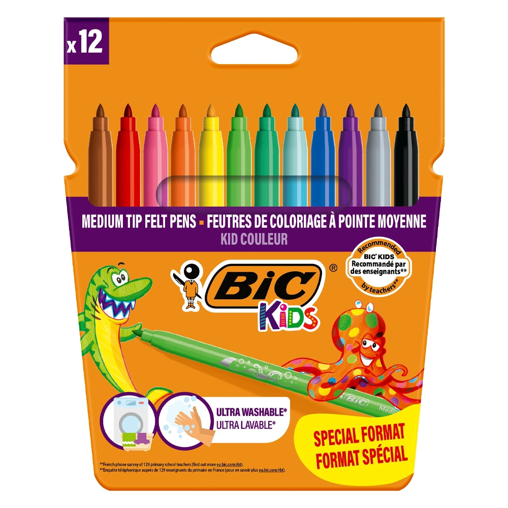 Boîte de 12 Feutres Bic