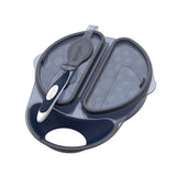Dr. Brown's Bol et Cuillère à Couvercles Travel Fresh™ 4M+ - Bleu