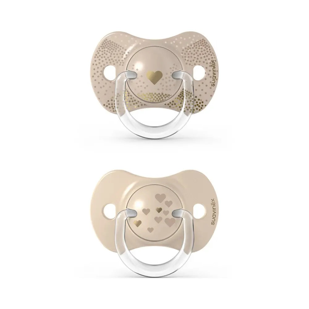 Lot de 2 Sucettes Suavinex Symétriques Silicone SX PRO - 6-18M