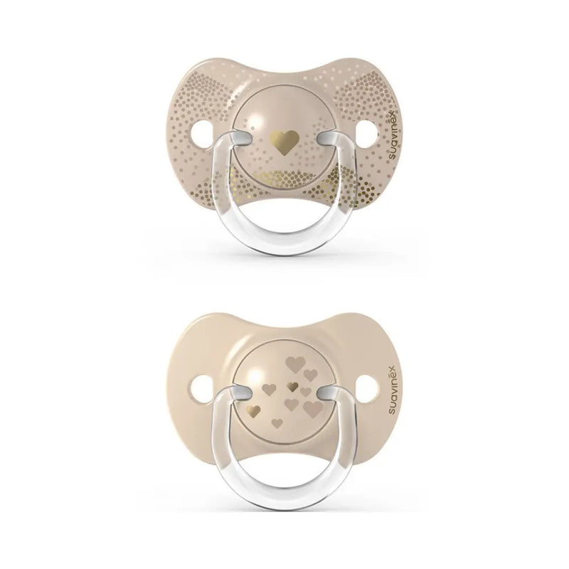 Lot de 2 Sucettes Suavinex Symétriques Silicone SX PRO - 6-18M