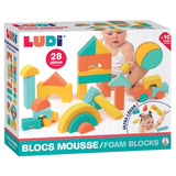 Ludi Blocs de Construction en Mousse 28 Pièces 10M+