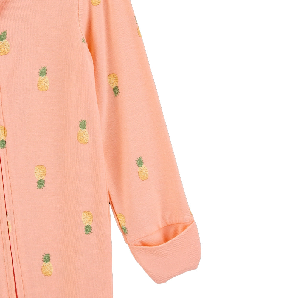 Grenouillère Fermeture Éclair Bidirectionnelle Bébé Fille Carter's - Corail Ananas