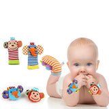 Chaussettes & Hochets de Poignet pour Bébé – 0M+