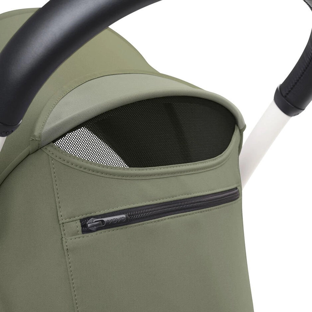 Poussette Stokke® YOYO³ Cadre Noir 6M+ - Olive