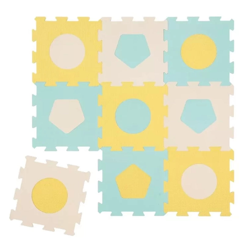 Ludi Tapis de Mousse Évolutif Pastel 90x90x1,2 cm