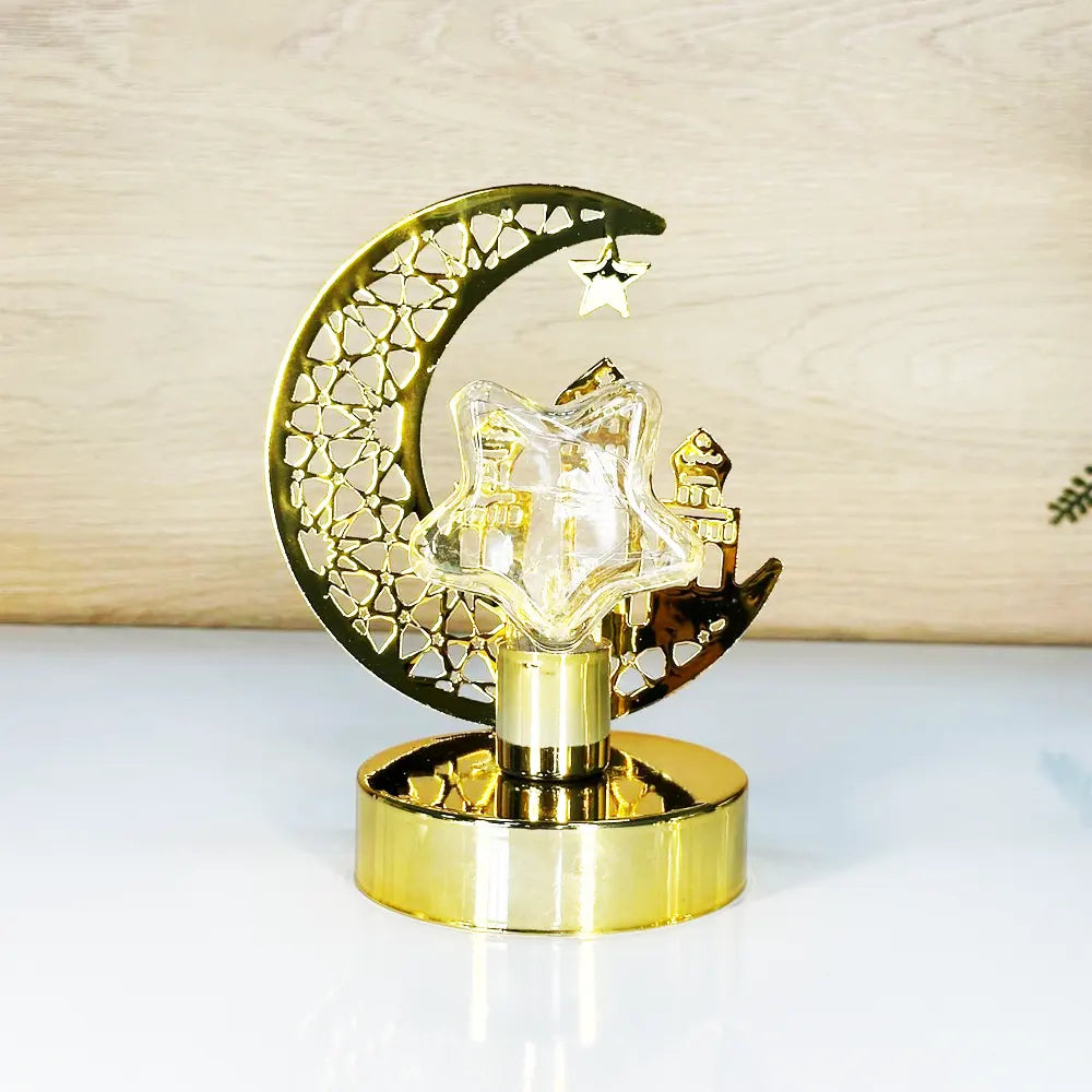 Decoración de metal para Ramadán - Dorado