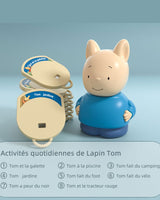 ZzzMoon Figurine Lapin Tom – Activités quotidiennes