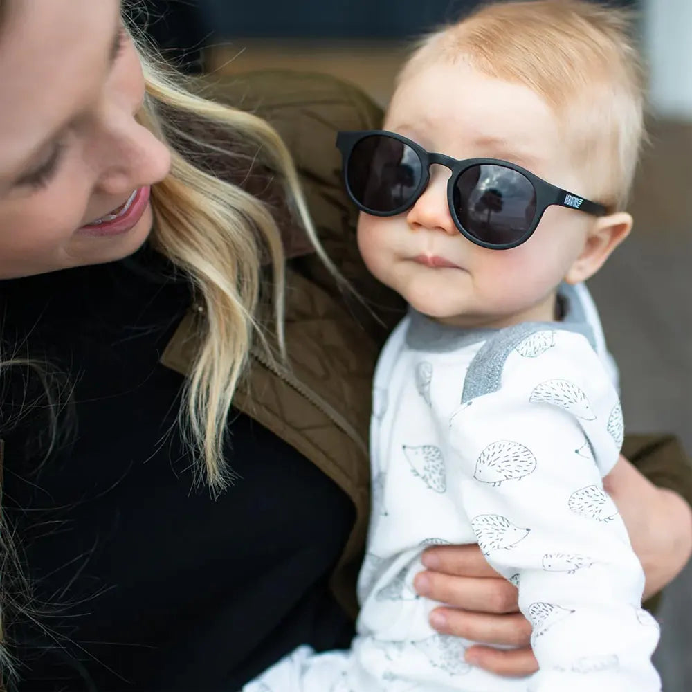 Babiators Lunettes de Soleil Keyhole 0-2 Ans - Jet Black