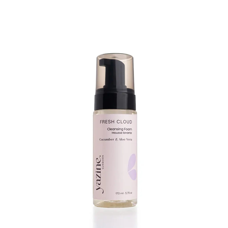 Yazine Mousse Lavante Fraîcheur - Concombre & Aloe Vera - 170ml