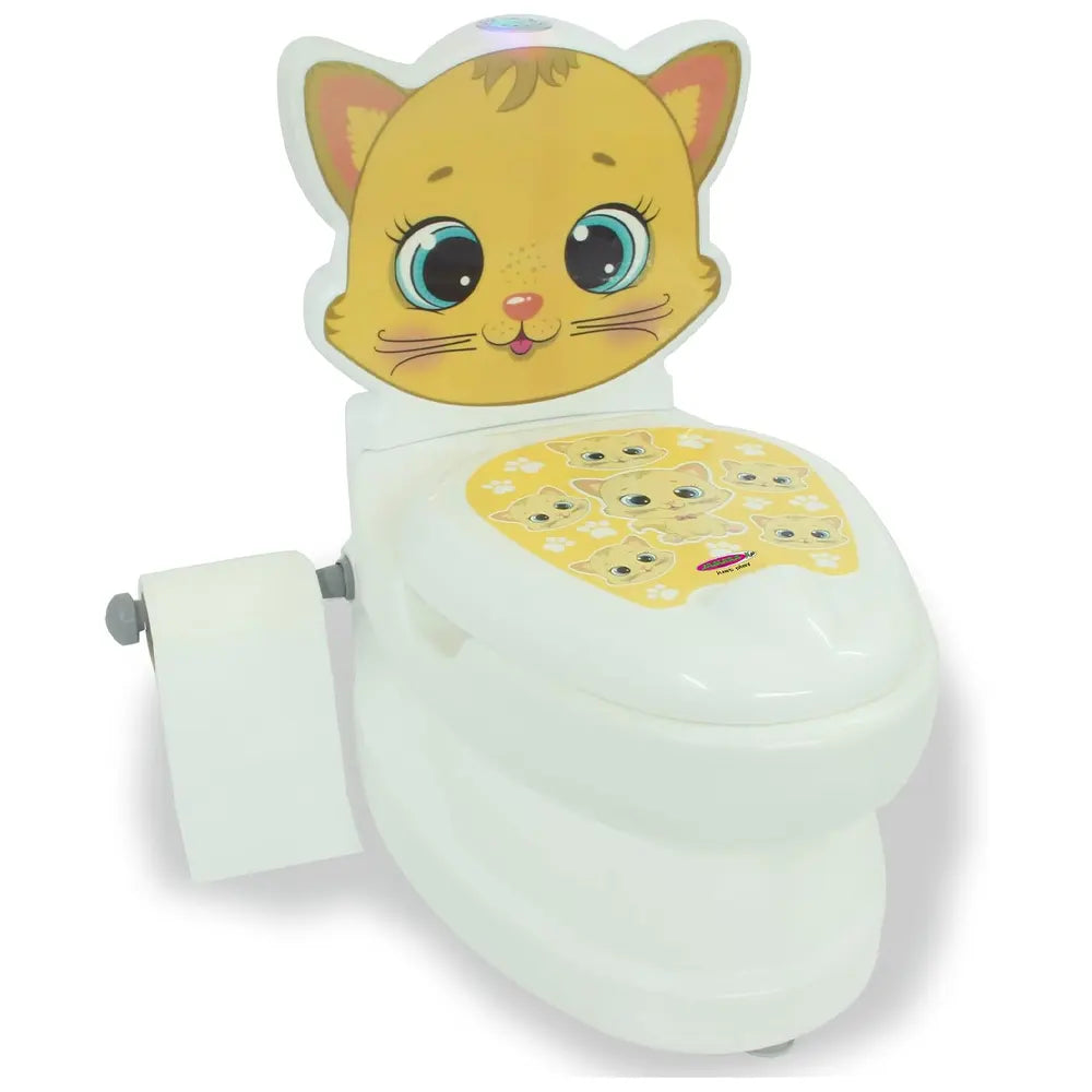 Orinal interactivo para niños – Diseño de gato con efectos de sonido
