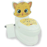 Orinal interactivo para niños – Diseño de gato con efectos de sonido