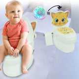 Orinal interactivo para niños – Diseño de gato con efectos de sonido