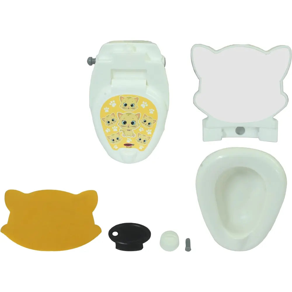 Orinal interactivo para niños – Diseño de gato con efectos de sonido