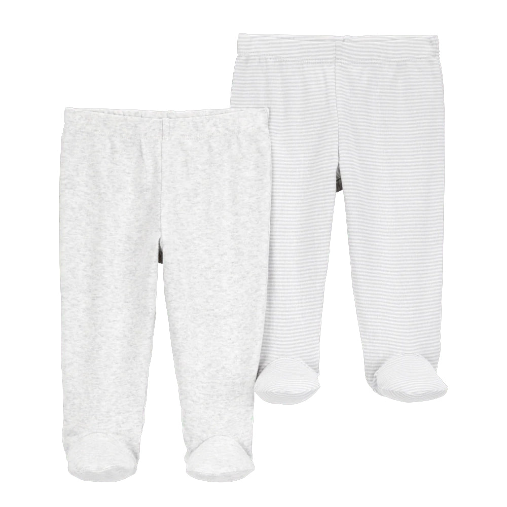 Lot de 2 Pantalons en Coton Bébé Carter's - Gris